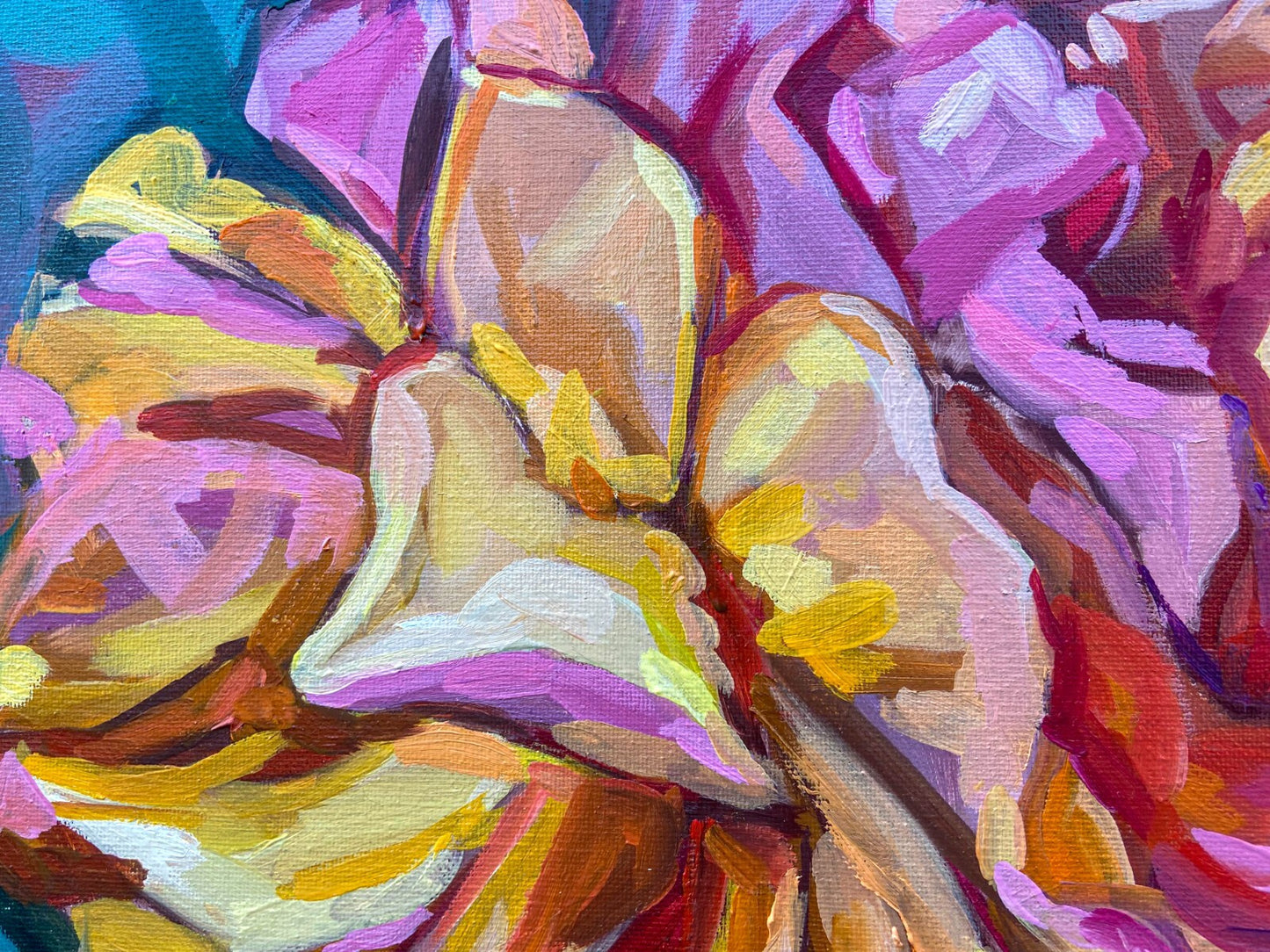 Oil painting ORIGINAL art Roses Flower wall art floral rose artwork Signed 16x20