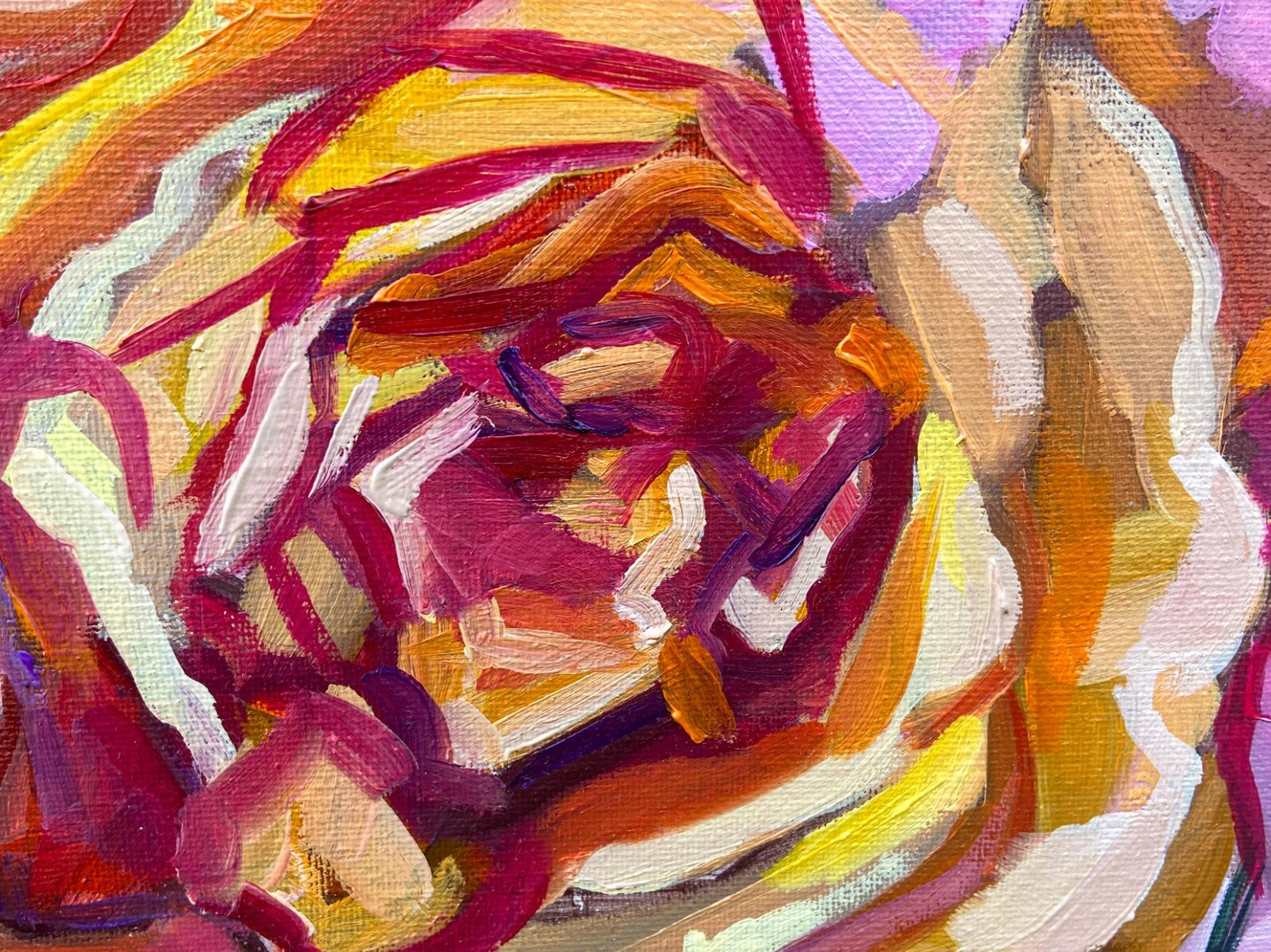 Oil painting ORIGINAL art Roses Flower wall art floral rose artwork Signed 16x20
