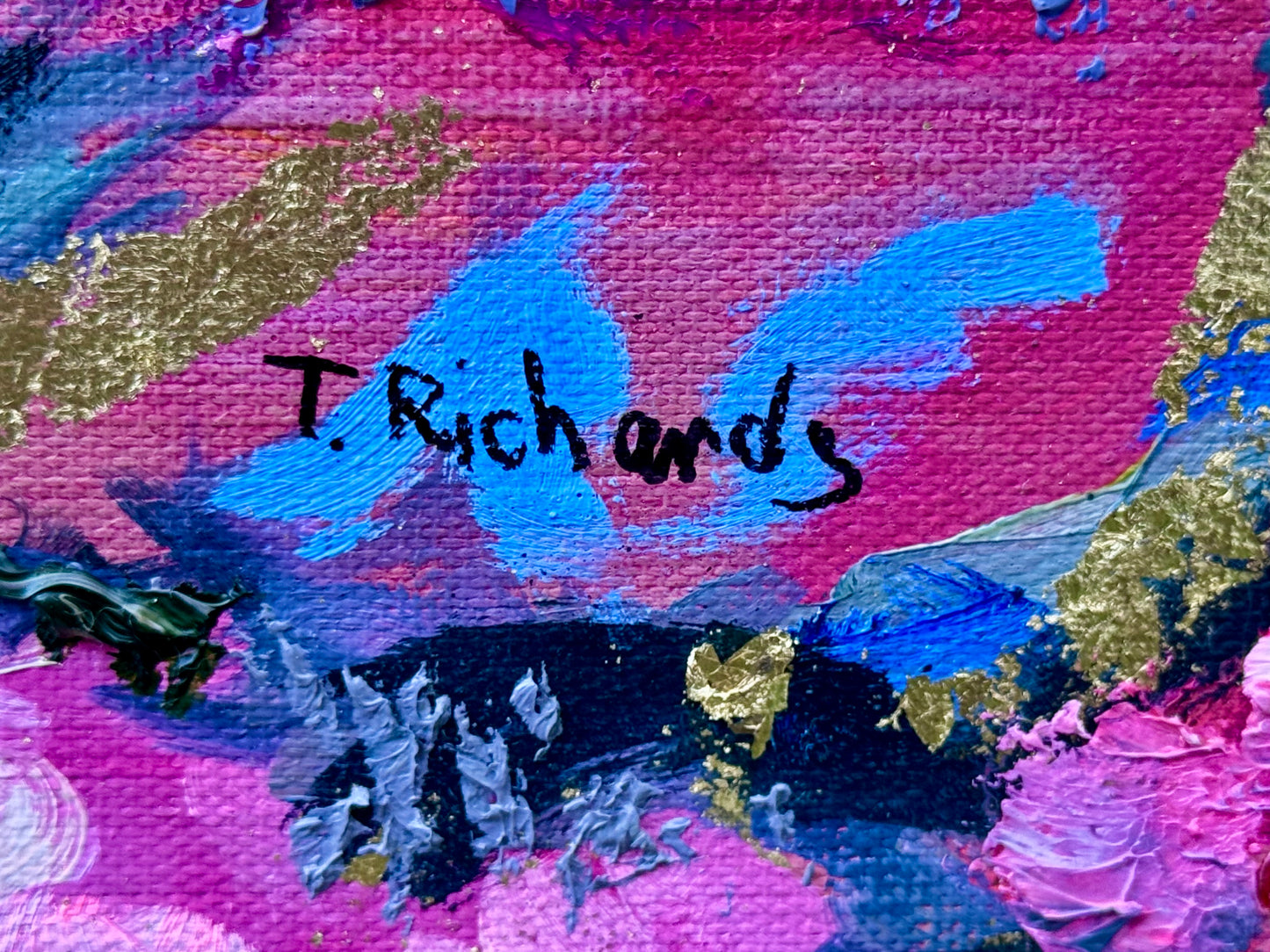 Peonies Original Art Oil Painting 24x36, Gold Leaf Floral Wall Art, Large Flowers Botanical Canvas Artwork